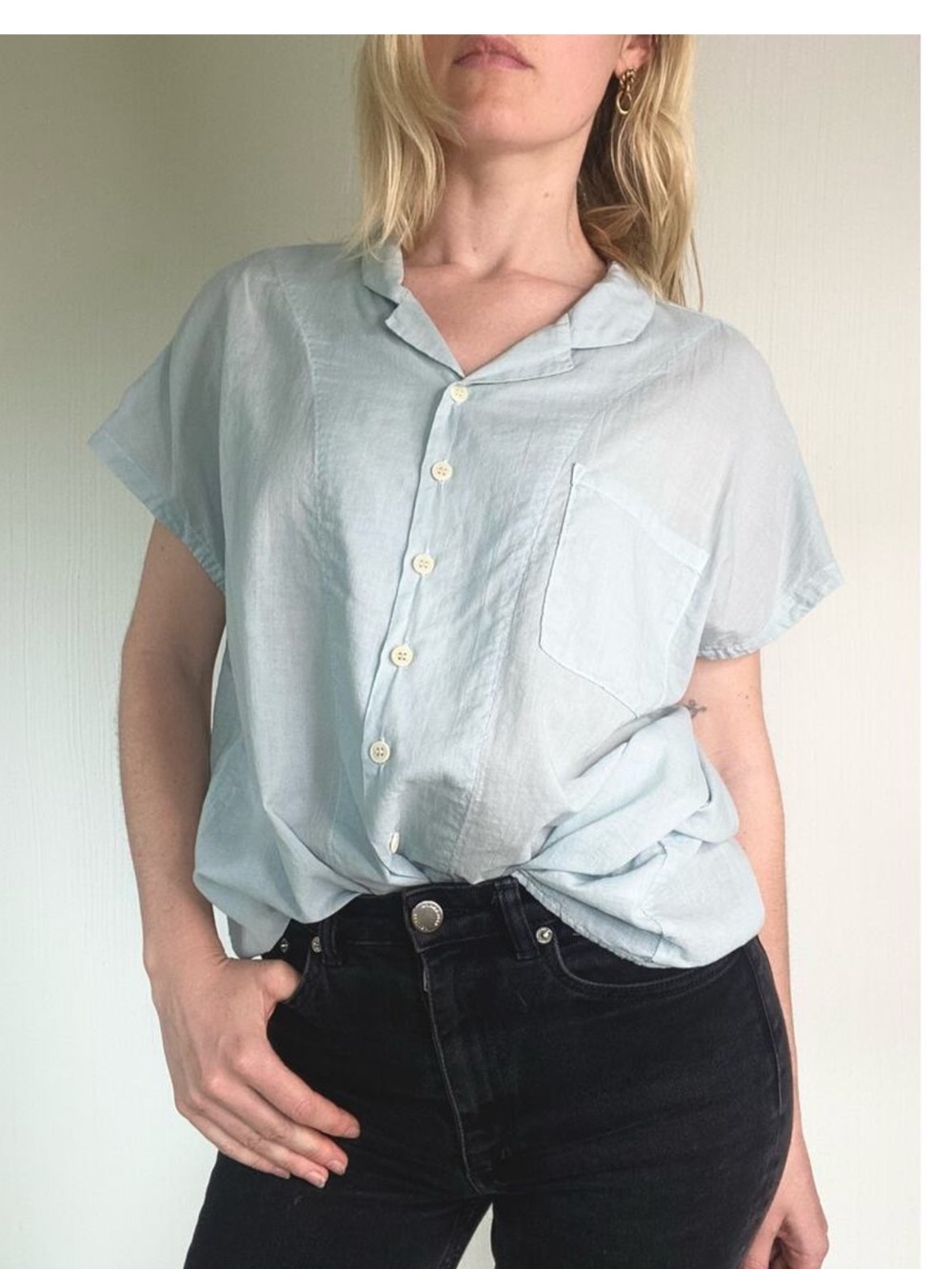 CP SHADES Cotton Blouse US MEDIUM